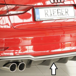 Difusor Trasero Rieger para Audi A3 (8V) - Sportendrohr