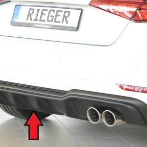 Difusor Trasero Rieger para Audi A3 (8V) y S-Line Exterieur