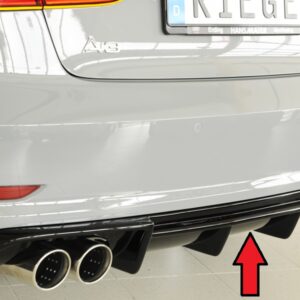 Difusor Trasero Rieger para Audi A3 (8V) y S3 (8V)