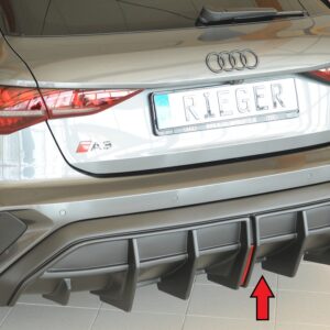 Difusor Trasero Rieger para Audi A3 (GY) 5 Puertas