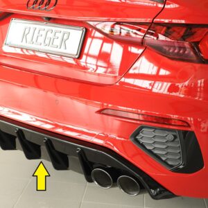 Difusor Trasero Rieger para Audi A3 (GY) Sportback