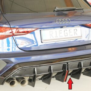 Difusor Trasero Rieger para Audi A3 (GY) y S3 - Compatible con Modelos a Partir de 2024