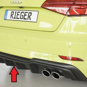 Difusor Trasero Rieger para Audi A3/S3 (8V) Hatchback y Sportback