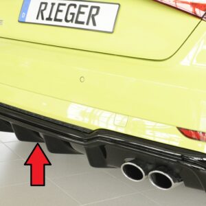 Difusor Trasero Rieger para Audi A3 S3 (8V) Hatchback y Sportback