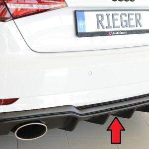 Difusor Trasero Rieger para Audi A3 y S3 (8V)
