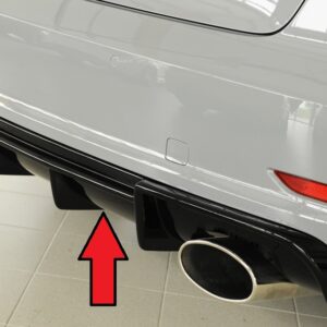 Difusor Trasero Rieger para Audi A3 y S3 (8V)