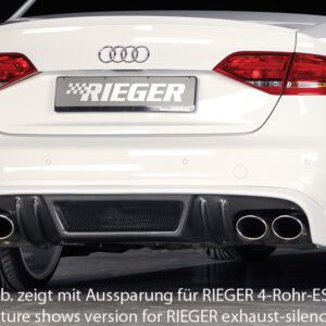 Difusor Trasero Rieger para Audi A4 (B8/B81) - Compatible con Avant y Sedán