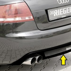 Difusor Trasero Rieger para Audi A4 Cabrio (8H)