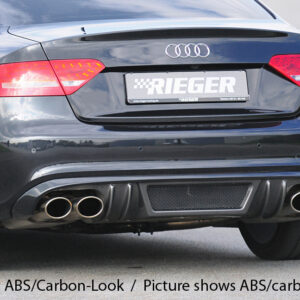 Difusor Trasero Rieger para Audi A5 (B8/B81) - Compatible con Cabrio y Coupé