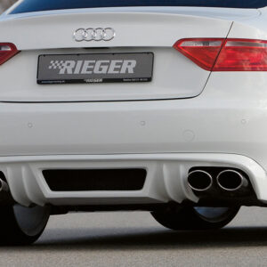 Difusor Trasero Rieger para Audi A5 (B8/B81) - Compatible con Cabrio y Coupé
