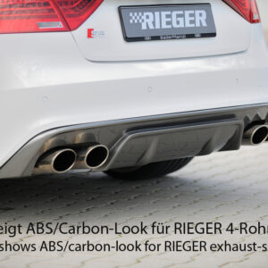 Difusor Trasero Rieger para Audi A5 (B8/B81) - Compatible con Cabrio y Coupé