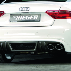 Difusor Trasero Rieger para Audi A5 (B8/B81) - Compatible con Cabrio y Coupé