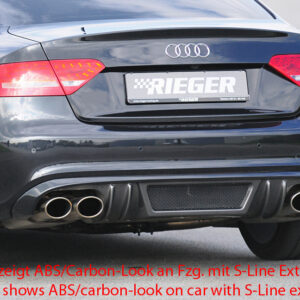 Difusor Trasero Rieger para Audi A5 (B8/B81) Cabrio y Coupé