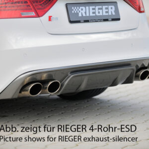 Difusor Trasero Rieger para Audi A5 (B8/B81) Cabrio y Coupé