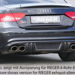 Difusor Trasero Rieger para Audi A5 (B8/B81) Sportback 06.07-07.11
