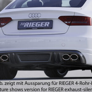 Difusor Trasero Rieger para Audi A5 (B8/B81) Sportback