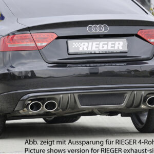 Difusor Trasero Rieger para Audi A5 (B8/B81) Sportback