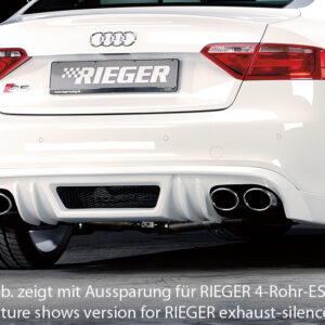 Difusor Trasero Rieger para Audi A5 (B8/B81) Sportback