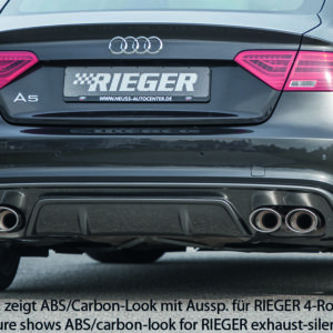Difusor Trasero Rieger para Audi A5 S5 (B8/B81) Sportback