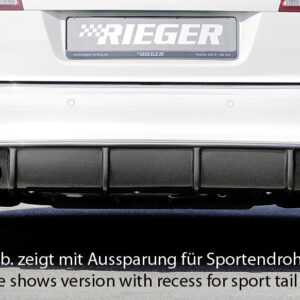 Difusor Trasero Rieger para Audi A6 (4F) - 2008-2011