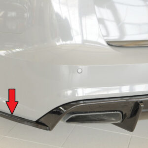 Difusor Trasero Rieger para Audi A6 (4G/C7) - Compatibilidad con S-Line