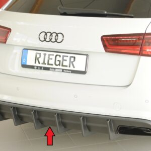 Difusor Trasero Rieger para Audi A6 (4G/C7) - Compatible con S-Line