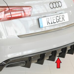 Difusor Trasero Rieger para Audi A6 (4G/C7) - Compatible con S-Line
