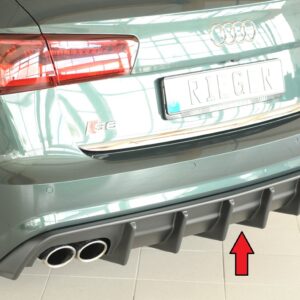Difusor Trasero Rieger para Audi A6 (4G/C7) S-Line