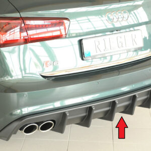 Difusor Trasero Rieger para Audi A6 (4G/C7) S-Line