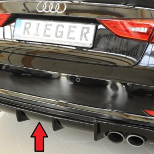 Difusor Trasero Rieger para Audi S3 (8V) Sedán y Convertible