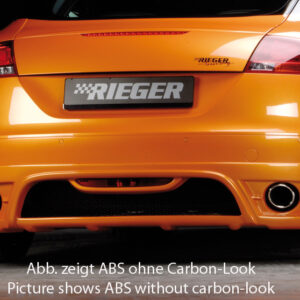 Difusor Trasero Rieger para Audi TT (8J) Coupé y Roadster
