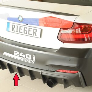 Difusor Trasero Rieger para BMW 2 Series F22/F23 (M235i/M240i)