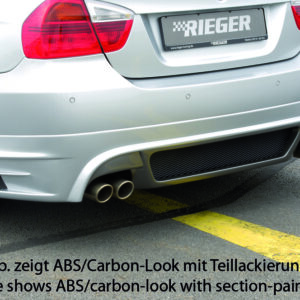 Difusor Trasero Rieger para BMW Serie 3 E90 y E91