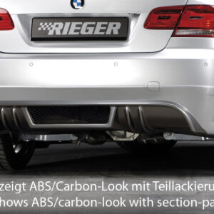Difusor Trasero Rieger para BMW Serie 3 E92/E93