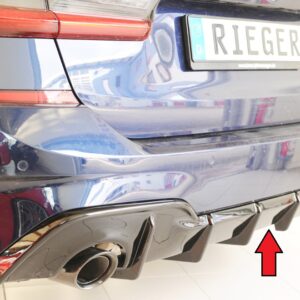 Difusor Trasero Rieger para BMW Serie 3 G20 y G21 con Paquete M-Sport