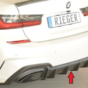 Difusor Trasero Rieger para BMW Serie 3 G20 y G21 (M340i / M340d)
