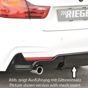 Difusor Trasero Rieger para BMW Serie 4 Compatibles