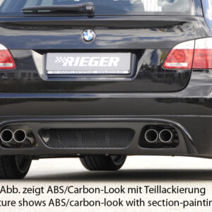 Difusor Trasero Rieger para BMW Serie 5 E61 Touring