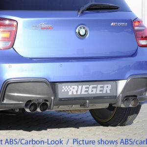Rieger Difusor Trasero para Audi A1 (8X) - Compatible con Modelos 3 y 5 Puertas