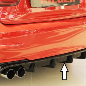 Difusor Trasero Rieger para BMW Serie 3 F30/F31 con Paragolpes M
