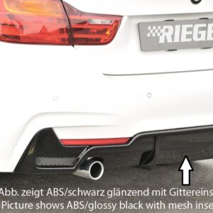 Difusor Trasero Rieger para BMW Serie 4 (F32, F33, F36)