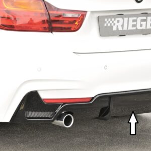 Difusor Trasero Rieger para BMW Serie 4 (F32/F33/F36)