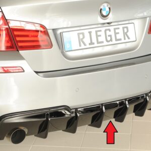 Difusor Trasero Rieger para BMW Serie 5 (F10/F11) - Compatible con Paquete M-Sport