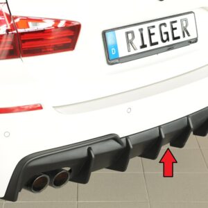 Difusor Trasero Rieger para BMW Serie 5 F10/F11 (M-Sport)