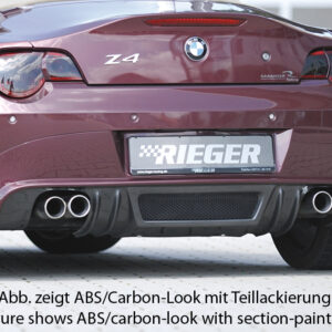 Difusor Trasero Rieger para BMW Z4 (E85)