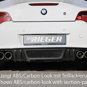 Difusor Trasero Rieger para BMW Z4 (E85) - Compatible con Coupé y Roadster