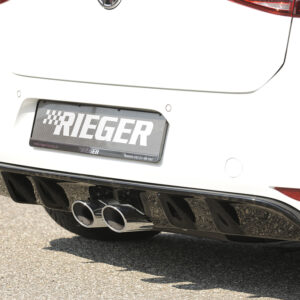 Difusor Trasero Rieger para Escape Remus - VW Golf 7