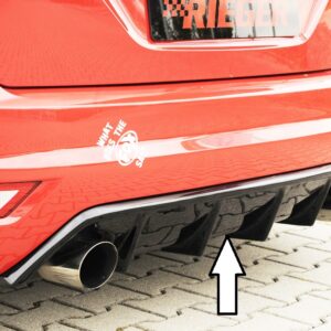 Difusor Trasero Rieger para Ford Focus 2 ST (3 y 5 Puertas)