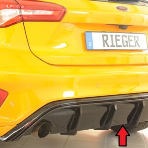 Difusor Trasero Rieger para Ford Focus 4 ST (DEH)