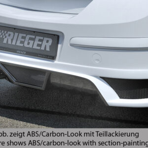 Difusor Trasero Rieger para Opel Astra H (5 Puertas, Hatchback y Sedán)